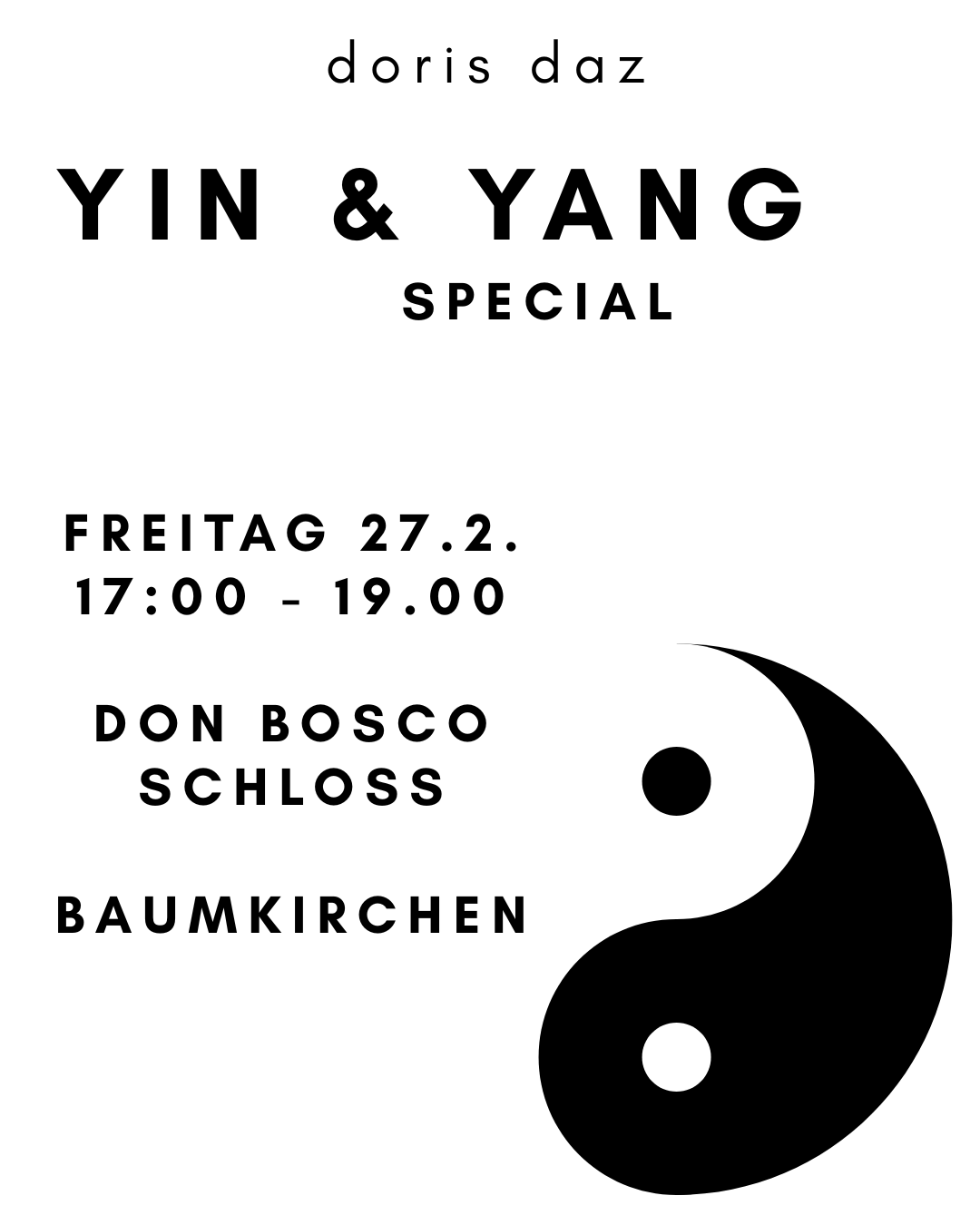 YOGA SPECIAL YIN & YANG im FEBRUAR
