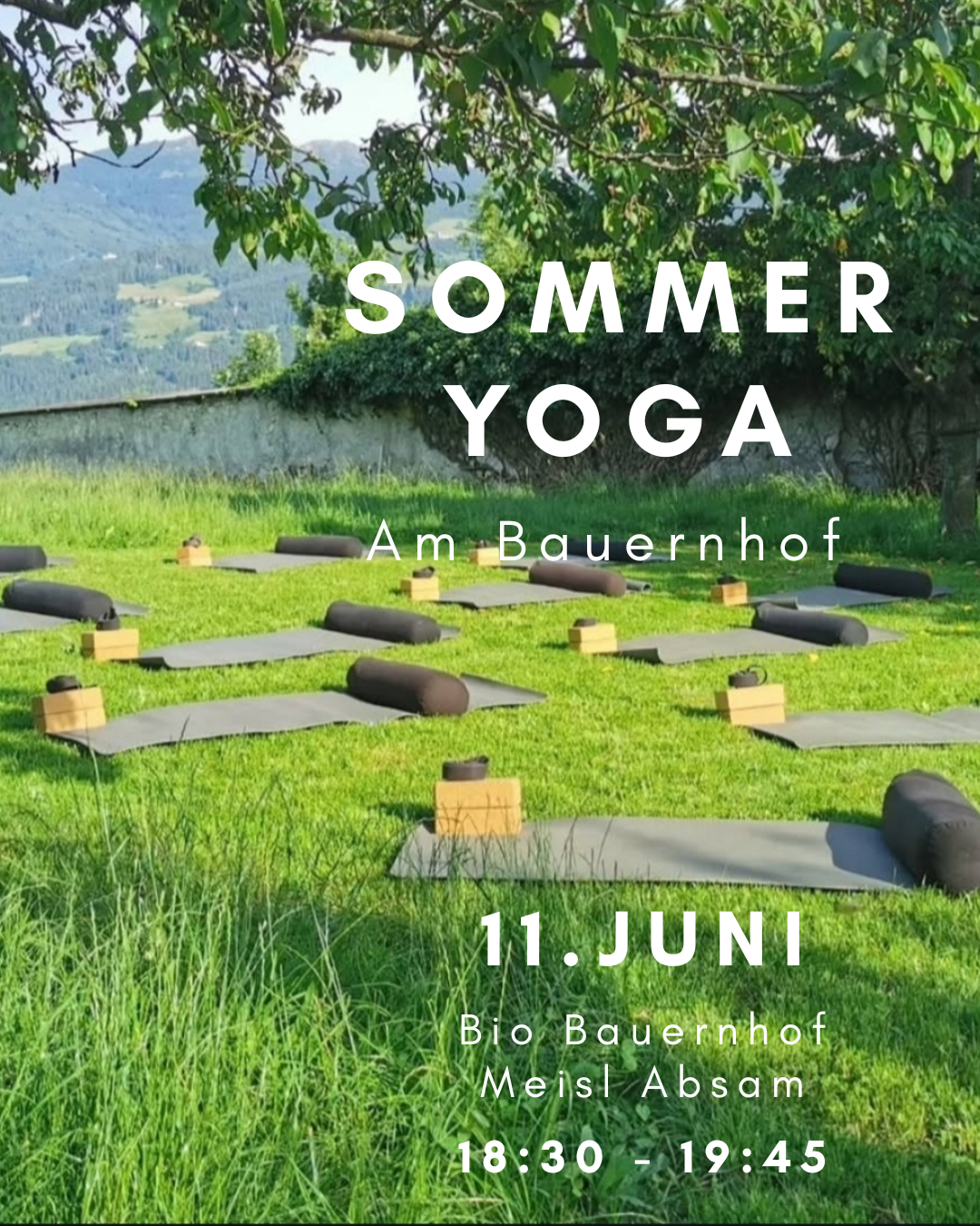 SOMMER YOGA AM BAUERNHOF